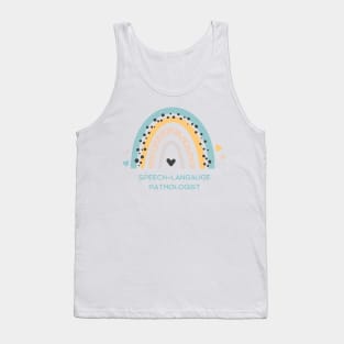 Speech-Language Pathologist Rainbow Tank Top